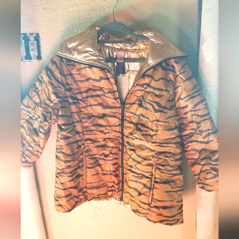 Brand new Chico's women's puffer jacket